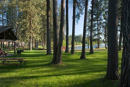 Waterfront Park at Medical Lake. Photo courtesy of City of Medical Lake Parks and Recreation