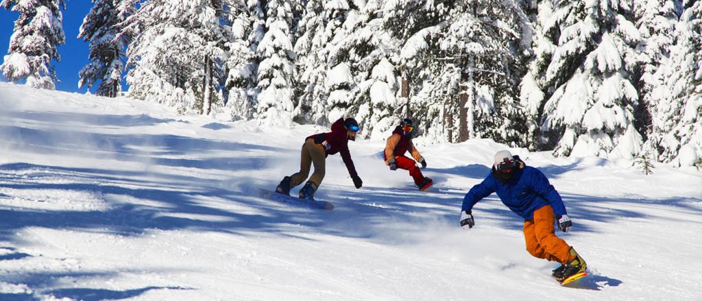 Three college students ripping it up on Gold Trail.