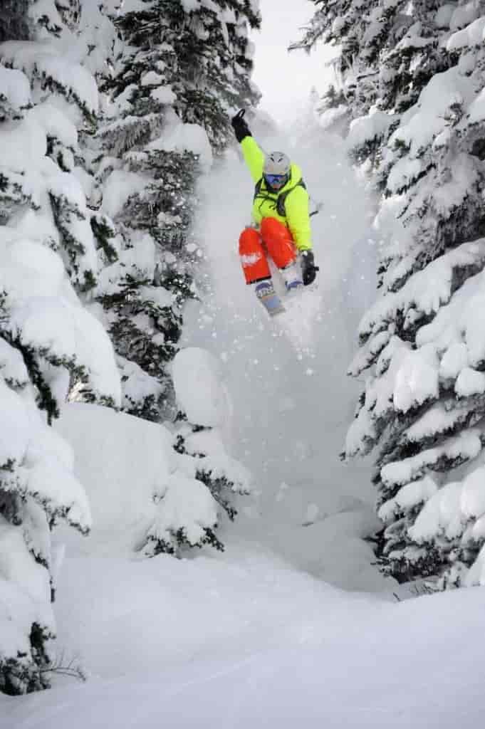 Dreaming of a powder landing.  Photo: Courtesy of Rossland Mt. Film Festival.
