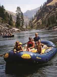 Salmon River float. Photo courtesy of Mountain River Outfitters