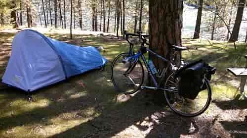 Riverside State Park Bike Camp. Photo: Hank Greer