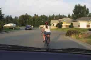 Be a good driver. Watch for bikes. Photo: Hank Greer