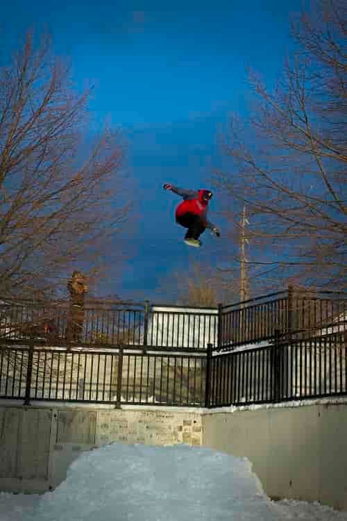 "I'm 26 years old, but I still love riding the park," Schmidt says. Photo: Tom Sorenson