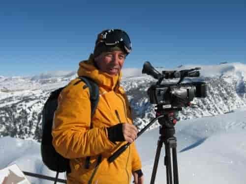 Bolser shooting at Grand Targhee Resort.