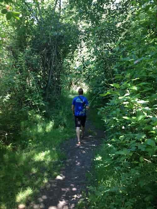 Hiking the trails around Kokanee Creek Campground. Photo: Derrick Knowles