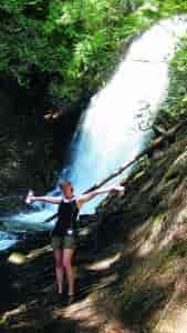 The final drop at Fletcher Falls. Photo: S. Michal Bennett.