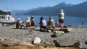 Kootenay Lake picnic time. Photo: S. Michal Bennett.
