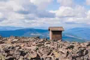 Privy with a view in the Northwest Peaks. Photo: Aaron Theisen