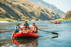 Photo of raft courtesy of ROW Adventures.