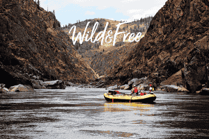 Photo of the lower Salmon Canyon by Harley McAllister