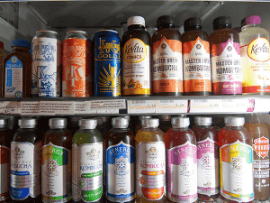 Photo of kombucha by Shallan Knowles.