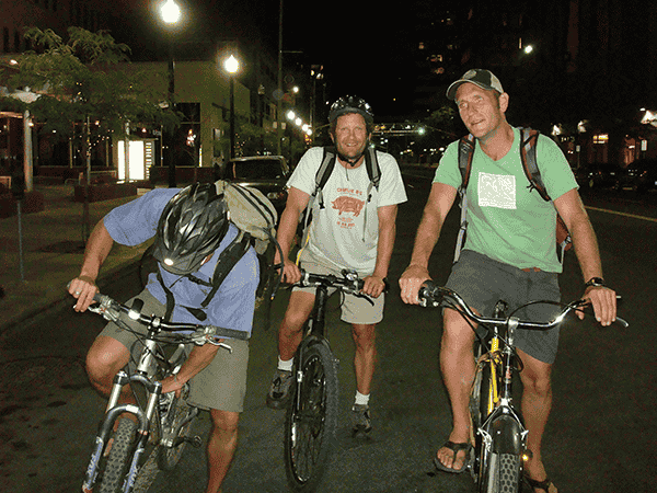 Photo of bikers by Shallan Knowles.