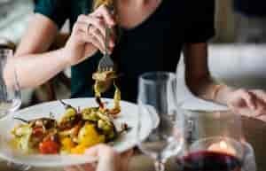 Photo of dinner party.