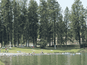 Photo of Medical Lake by Shallan Knowles.