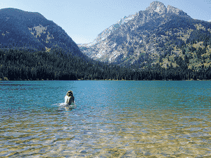 Photo of swimmer by Summer Hess.