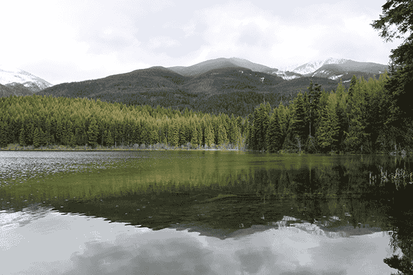 Photo of Van Lake Forest Service campground by Katie LeBlanc.