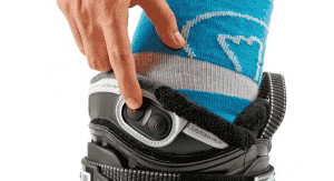 Photo of heated ski boots.