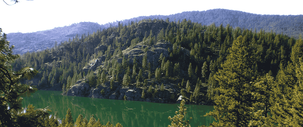 View of the Spokane River from McLellan.