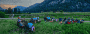 Camping at Sinlahekin wildlife area.