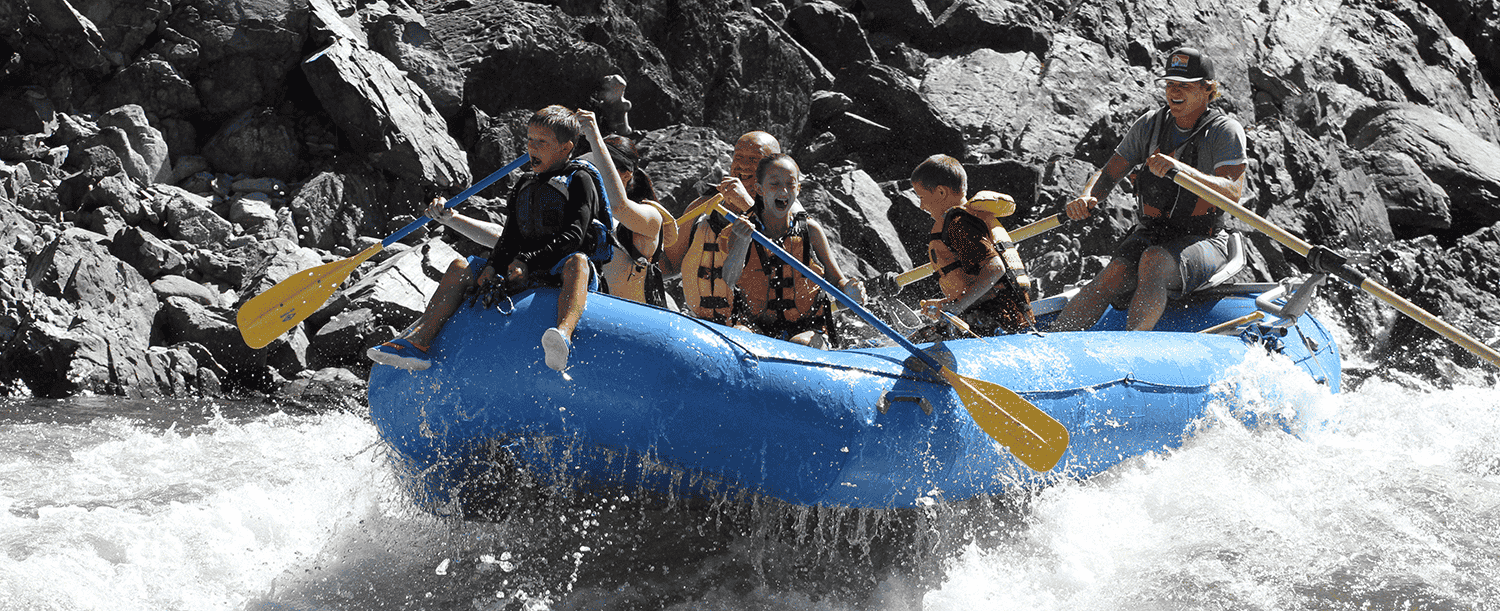 Photo of whitewater raft.