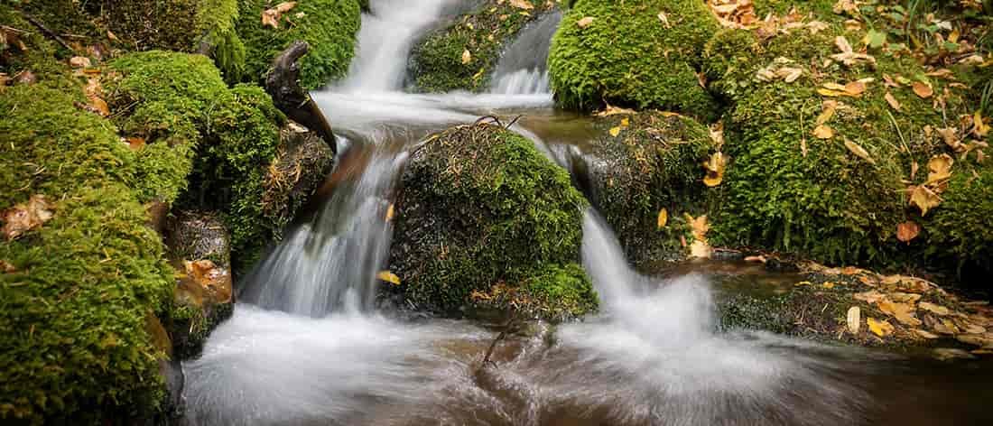 Photo of waterfall near Burke, Idaho.