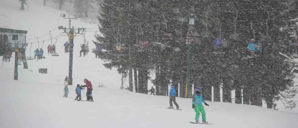 Photo of Mount Spokane's bunny hill.