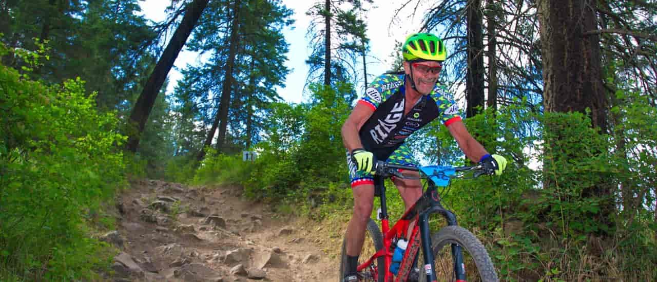 Photo of mountain biker
