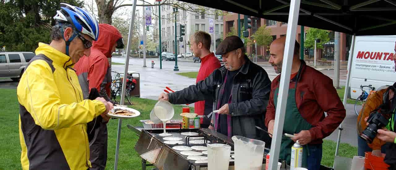 Photo of pancake breakfast