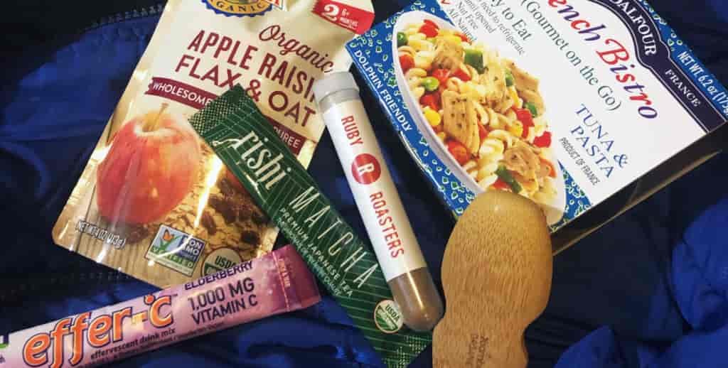 A collection of instant food.