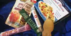 A collection of instant food.