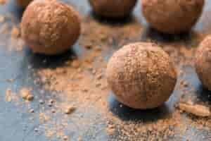 Round, bite-sized protein balls.
