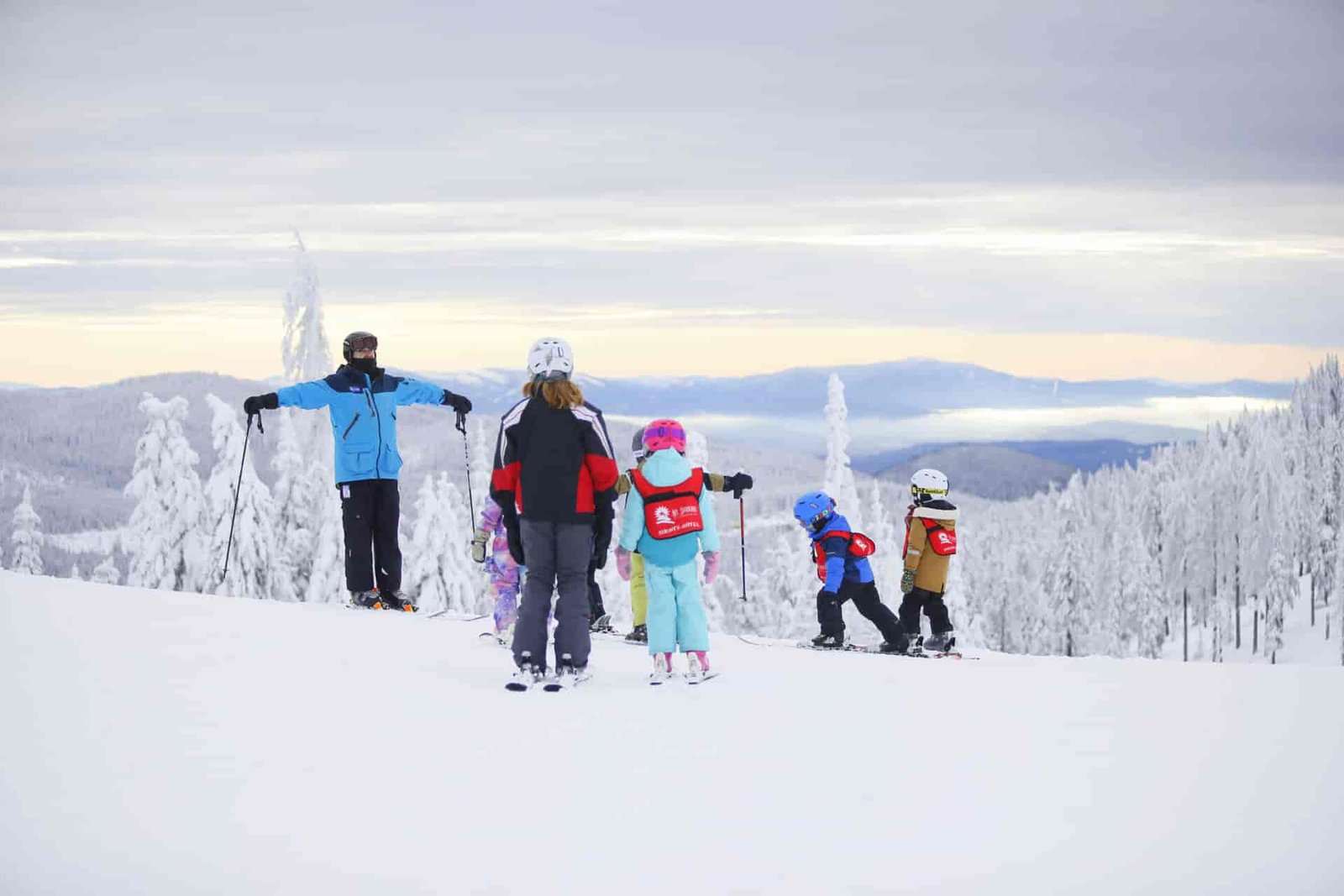 Ski lessons at Mt Spokane