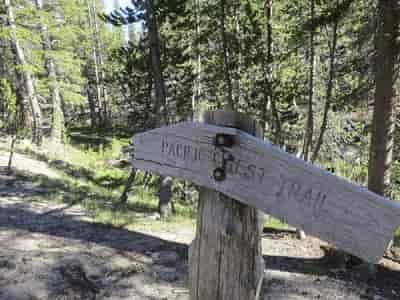 Trail signs are handy. // Photo courtesy of Lauren Deland and Travis Nichols.